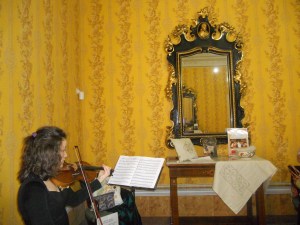 inaugurazione al suono  del violino